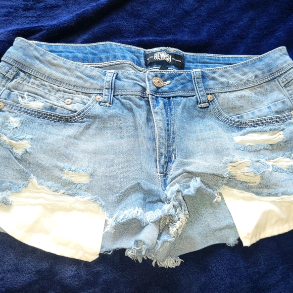 DENIM SHORTS - Picture 1 of 9